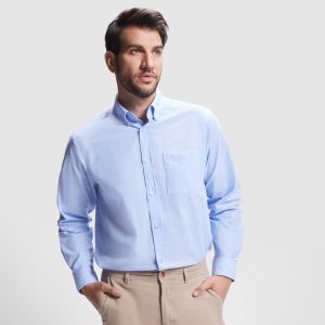 Camicia A Maniche Lunghe Oxford
