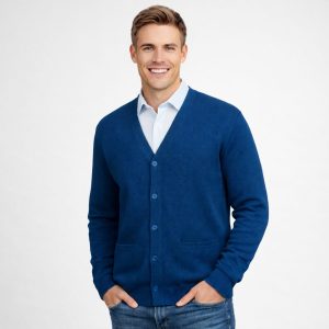 Cardigan Con Tasche Uomo