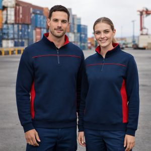 Felpa Mezza Zip Thunder