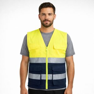 Gilet Catarifrangente Multitasche Lisburn Alta Visibilità